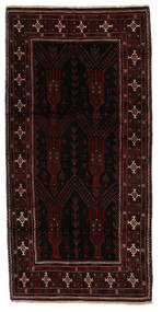  Baluch Rug 144X285 Authentic
 Oriental Handknotted Black/Brown (Wool, )