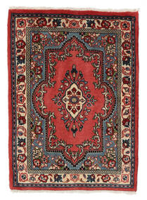  Sarouk Rug 63X87 Authentic
 Oriental Handknotted Black/Dark Red (Wool, Persia/Iran)