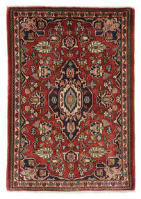  Sarouk Rug 62X90 Authentic
 Oriental Handknotted Dark Brown/Black (Wool, Persia/Iran)