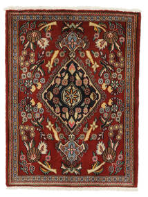  Asadabad Rug 63X84 Authentic
 Oriental Handknotted Black/Dark Brown (Wool, Persia/Iran)