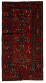  Baluch Rug 154X267 Persian Wool Rug Black/Dark Red Small Rug 