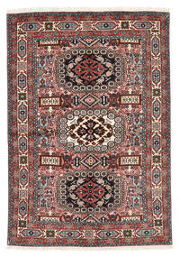  Ardebil Rug 140X199 Authentic Oriental Handknotted Black/Dark Brown (Wool, Persia/Iran)