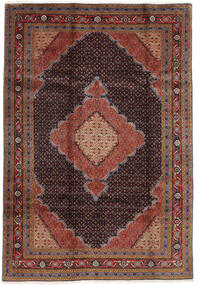  Ardebil Rug 195X285 Authentic
 Oriental Handknotted Black/Dark Brown (Wool, Persia/Iran)