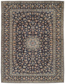  Keshan Rug 315X405 Authentic
 Oriental Handknotted Black/Dark Brown Large (Wool, Persia/Iran)