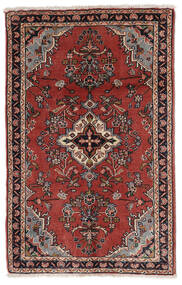 Asadabad Rug 65X102 Authentic
 Oriental Handknotted Dark Brown/Black (Wool, Persia/Iran)
