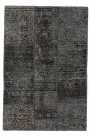  Patchwork - Persien/Iran Rug 106X158 Authentic
 Modern Handknotted Black/Dark Grey (Wool, )