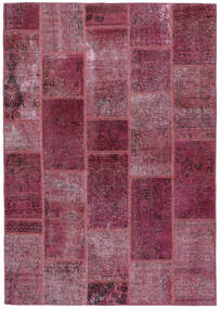 145X207 Patchwork - Persien/Iran Rug Modern Dark Red/Black (Wool, Persia/Iran)