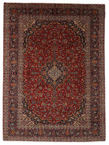  Keshan Rug 298X404 Authentic
 Oriental Handknotted Black/Dark Brown Large (Wool, Persia/Iran)