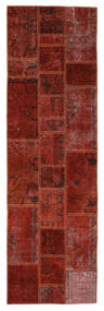  Patchwork - Persien/Iran Rug 80X256 Authentic
 Modern Handknotted Runner
 Dark Red/Black (Wool, )