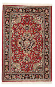  Qum Kork/Silk Rug 101X151 Authentic
 Oriental Handknotted Dark Brown/Beige (Wool/Silk, Persia/Iran)