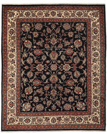  Sarouk Rug 197X243 Authentic Oriental Handknotted Black/Dark Brown (Wool, Persia/Iran)