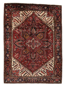  Heriz Rug 213X281 Authentic
 Oriental Handknotted Black/Dark Brown (Wool, Persia/Iran)