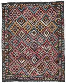  Kilim Afghan Old Style Rug 177X238 Authentic
 Oriental Handwoven Black/Dark Brown (Wool, Afghanistan)