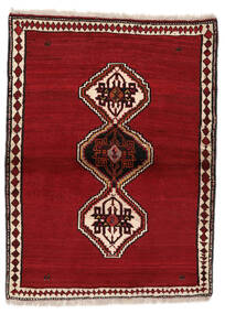  Qashqai Rug 115X152 Authentic
 Oriental Handknotted Dark Red/Black (Wool, Persia/Iran)