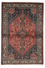  Abadeh Rug 100X150 Authentic
 Oriental Handknotted Black/Dark Red (Wool, Persia/Iran)