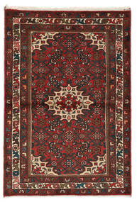  Oriental Hosseinabad Rug Rug 107X155 Black/Dark Red (Wool, Persia/Iran)