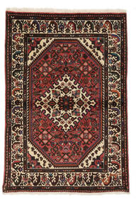  Oriental Hosseinabad Rug Rug 104X154 Black/Dark Red (Wool, Persia/Iran)