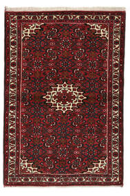  Oriental Hosseinabad Rug Rug 110X162 Black/Dark Red (Wool, Persia/Iran)