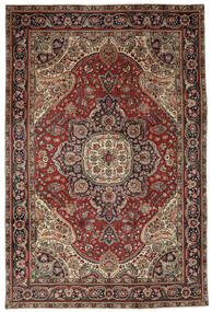  Tabriz Rug 203X302 Authentic
 Oriental Handknotted Black/Dark Brown (Wool, Persia/Iran)