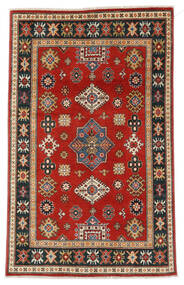  Kazak Rug 119X188 Authentic
 Oriental Handknotted Dark Red/Black (Wool, Afghanistan)