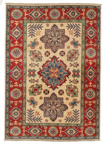  Kazak Rug 121X172 Authentic
 Oriental Handknotted Dark Brown/Dark Red (Wool, Afghanistan)