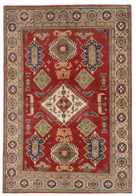  Kazak Rug 173X249 Authentic
 Oriental Handknotted Dark Brown/Dark Red (Wool, Afghanistan)
