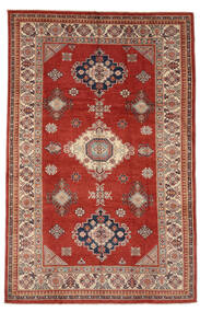 Authentic
 Rug Kazak Fine Rug 145X210 Dark Red/Brown (Wool, Afghanistan)