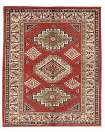  Kazak Rug 152X183 Authentic
 Oriental Handknotted Dark Brown/Dark Red (Wool, Afghanistan)