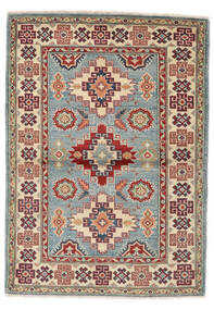  Kazak Rug 101X150 Authentic
 Oriental Handknotted Dark Brown/White/Creme (Wool, Afghanistan)