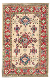  Kazak Rug 93X145 Authentic
 Oriental Handknotted Yellow/Crimson Red (Wool, Afghanistan)