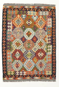  Kilim Afghan Old Style Rug 104X148 Authentic
 Oriental Handwoven Dark Brown/Beige (Wool, Afghanistan)