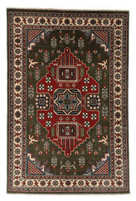  Kazak Rug 122X184 Authentic
 Oriental Handknotted Black/Dark Brown (Wool, Afghanistan)