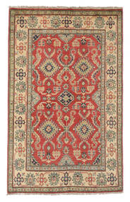  Kazak Rug 120X194 Authentic
 Oriental Handknotted Crimson Red/White/Creme (Wool, Afghanistan)