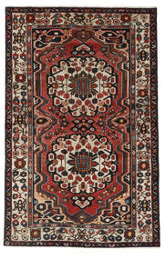  Bakhtiari Rug 130X205 Authentic
 Oriental Handknotted Black/Dark Brown (Wool, Persia/Iran)