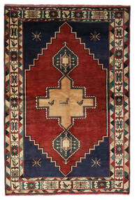 166X247 Hamadan Rug Rug Oriental Black/Dark Red (Wool, Persia/Iran)