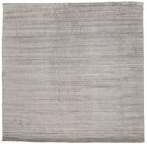  Bamboo Silk Loom - Light Grey Rug 300X300 Modern Square Light Grey Large ()