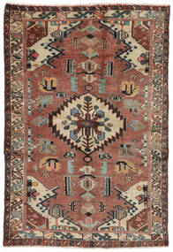  Bakhtiari Rug 138X199 Authentic
 Oriental Handknotted Dark Brown/Black (Wool, Persia/Iran)