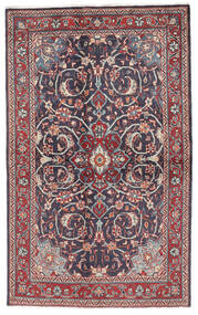  Mahal Rug 137X225 Authentic
 Oriental Handknotted Dark Purple/Dark Brown (Wool, Persia/Iran)