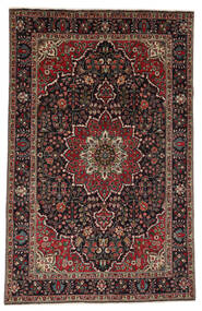  Tabriz Rug 190X300 Authentic
 Oriental Handknotted Black/Dark Brown (Wool, Persia/Iran)