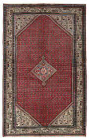  Sarouk Mir Rug 134X212 Authentic
 Oriental Handknotted Dark Brown/Black (Wool, Persia/Iran)