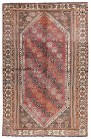  Shiraz Rug 154X235 Authentic
 Oriental Handknotted Dark Red/Dark Brown (Wool, Persia/Iran)