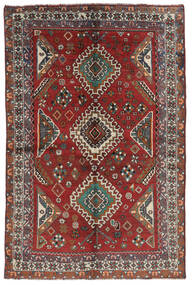  Shiraz Rug 150X224 Authentic
 Oriental Handknotted Dark Brown/Black (Wool, Persia/Iran)
