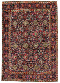  Tabriz Rug 205X287 Authentic
 Oriental Handknotted Dark Brown/Black (Wool, Persia/Iran)