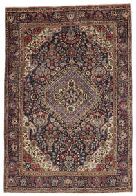 Tabriz Rug Rug 210X306 Black/Brown (Wool, Persia/Iran)