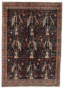  Afshar/Sirjan Rug 148X211 Authentic
 Oriental Handknotted Black/Dark Brown (Wool, Persia/Iran)