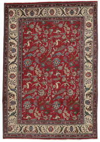  Tabriz Rug 207X300 Authentic
 Oriental Handknotted Black/Dark Brown (Wool, Persia/Iran)