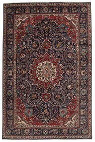  Tabriz Rug 205X312 Authentic
 Oriental Handknotted Black/Dark Brown (Wool, Persia/Iran)