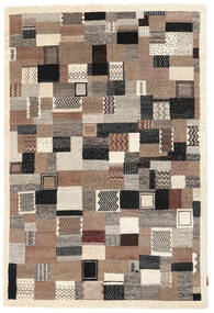  Gabbeh Loribaft Rug 138X209 Authentic
 Modern Handknotted Dark Brown/Black (Wool, India)
