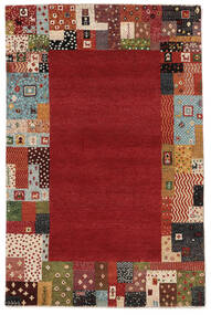  Gabbeh Loribaft Rug 121X184 Authentic
 Modern Handknotted Dark Red/Dark Brown (Wool, India)