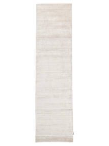  Bamboo Silk Loom - Beige Rug 80X200 Modern Runner
 White/Creme/Light Grey ( India)